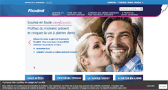 Desktop Screenshot of fixodent.fr