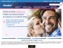 Tablet Screenshot of fixodent.fr
